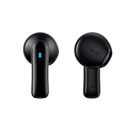 Spc Zion 2 Play Auriculares Bluetooth con Estuche de Carga, Autonomía 7h, Stick Corto 30mm, Negros